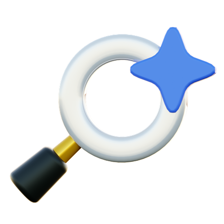 Ai Magnifier  3D Icon