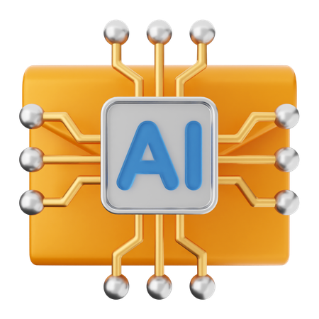 Ai mail message  3D Icon