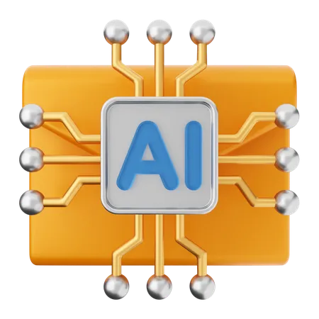 Ai mail message  3D Icon