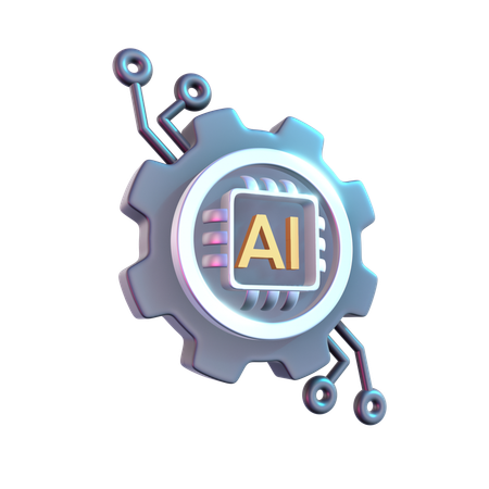 AI管理  3D Icon