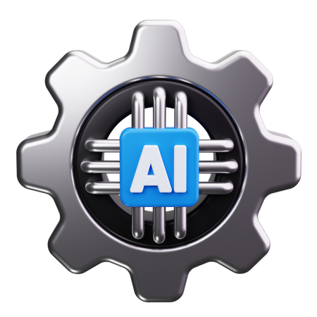 Ai management  3D Icon