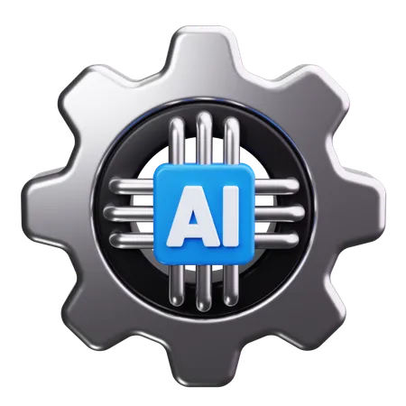 Ai management  3D Icon