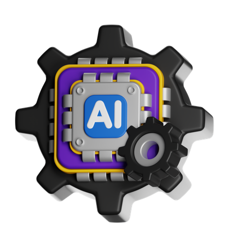 AI MANAGEMENT  3D Icon