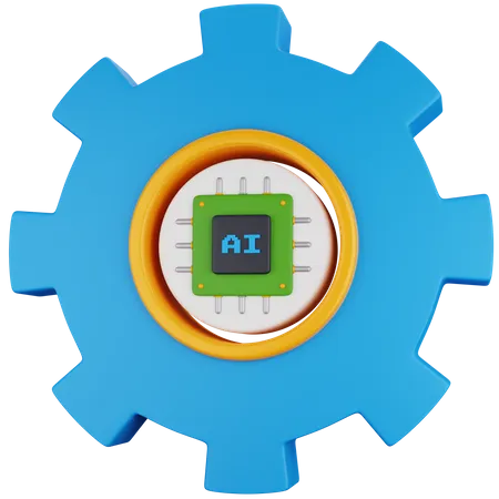 Ai Management  3D Icon