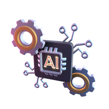 Ai Management  3D Icon