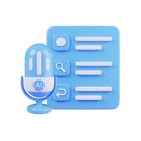 AI Management  3D Icon