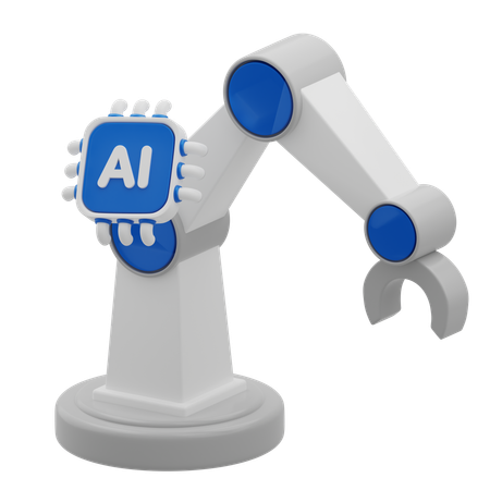 Robot mécanique IA  3D Icon