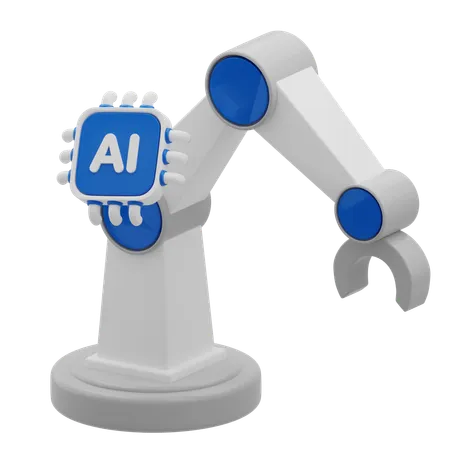 AI Mechanic Robot  3D Icon