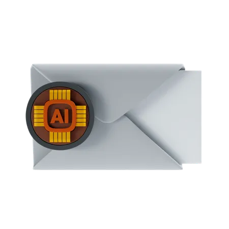 Ai Message  3D Icon