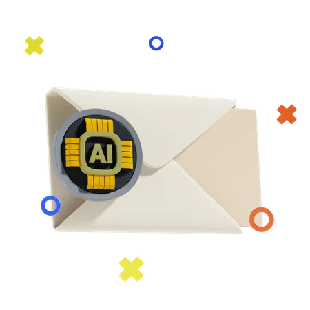 Ai Message 3 D Icon And Illustration 3D Icon