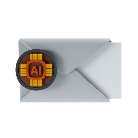 Ai Message  3D Icon