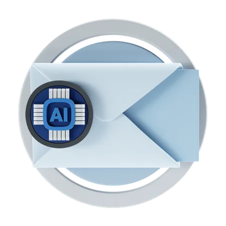 Ai Message  3D Icon