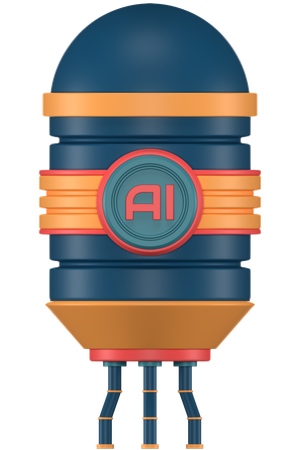 Ai Mic  3D Icon