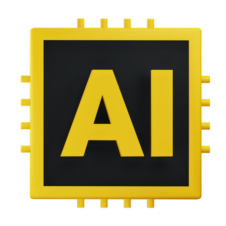 Ai Microchip  3D Icon