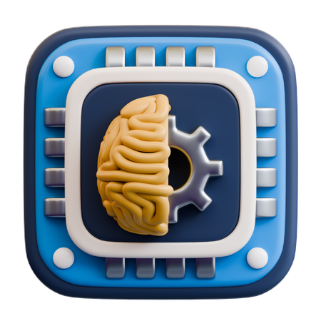 Ai Mind  3D Icon