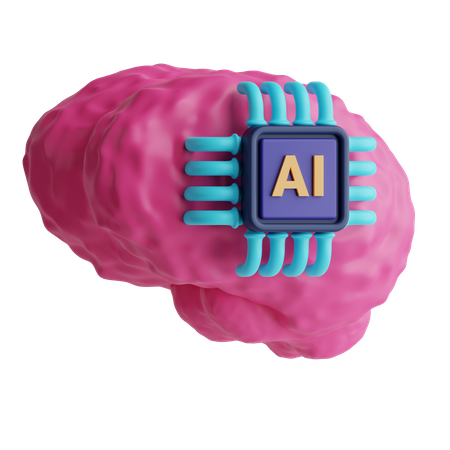 Ai Mind  3D Icon