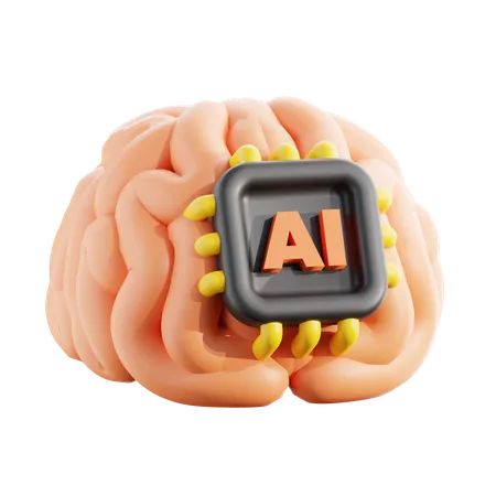 Ai Mind  3D Icon