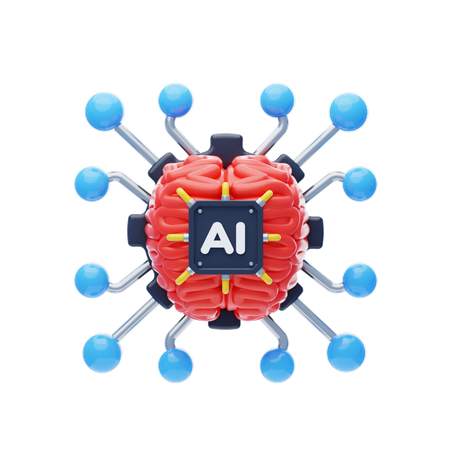 Ai Mind  3D Icon