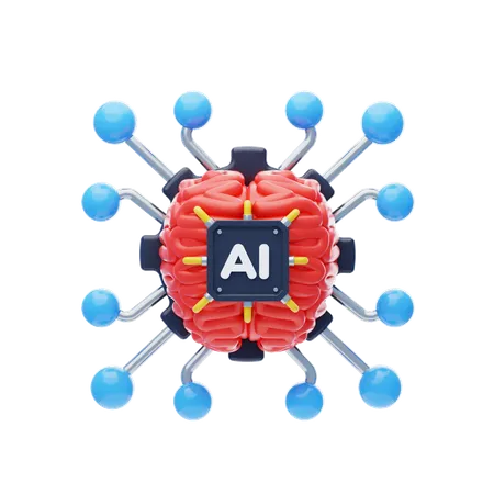 Ai Mind  3D Icon