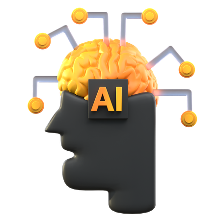 Ai Mind  3D Icon