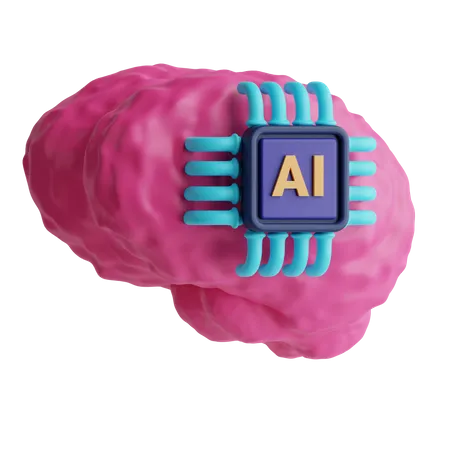 Ai Mind  3D Icon