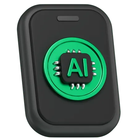 Ai Mobile  3D Icon