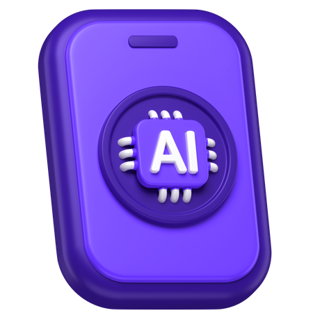 Ai Mobile  3D Icon