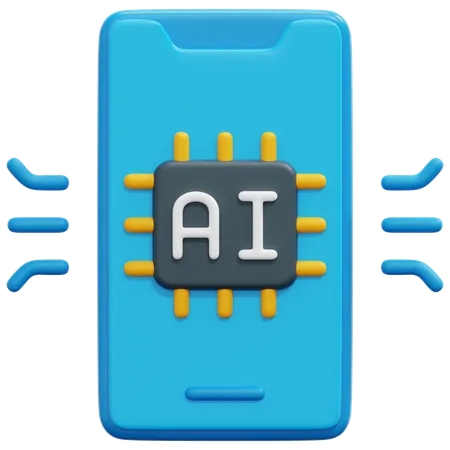 Ai Mobile  3D Icon