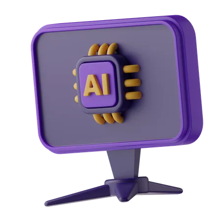 Tu as un moniteur  3D Icon