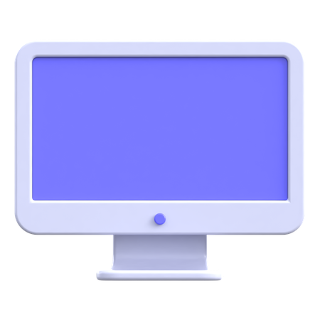 Ai Monitor  3D Icon
