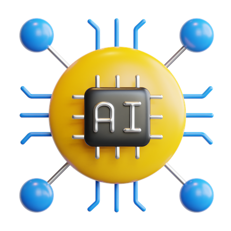 Ai Network  3D Icon