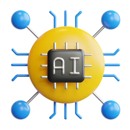 Ai Network  3D Icon