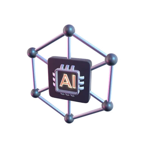 Ai Network  3D Icon