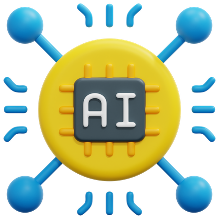 Ai Network  3D Icon