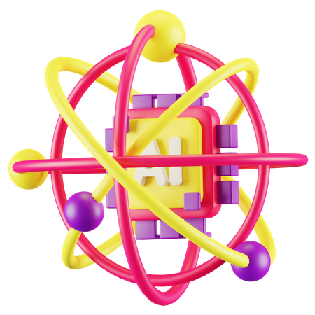 Ai Network  3D Icon