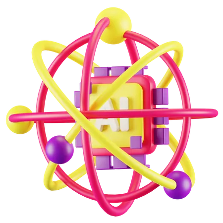 Ai Network  3D Icon