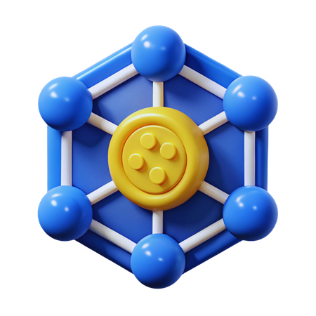 Ai Network  3D Icon