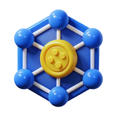 Ai Network  3D Icon
