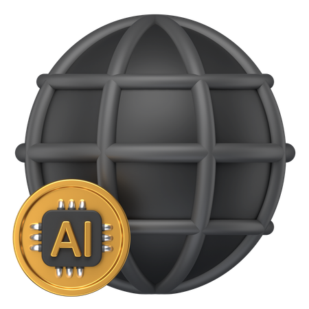 Ai Network  3D Icon