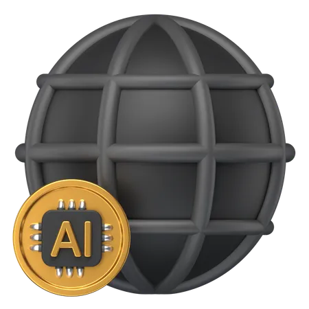 Ai Network  3D Icon