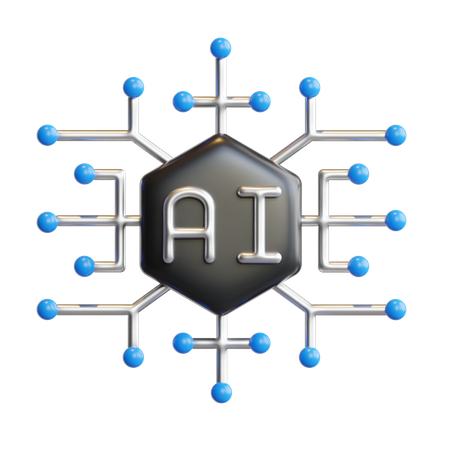 Ai Network  3D Icon