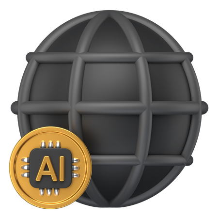 Ai Network  3D Icon