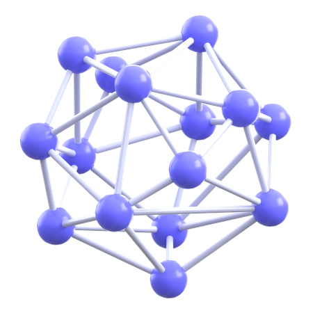 Ai Network Graph D  3D Icon