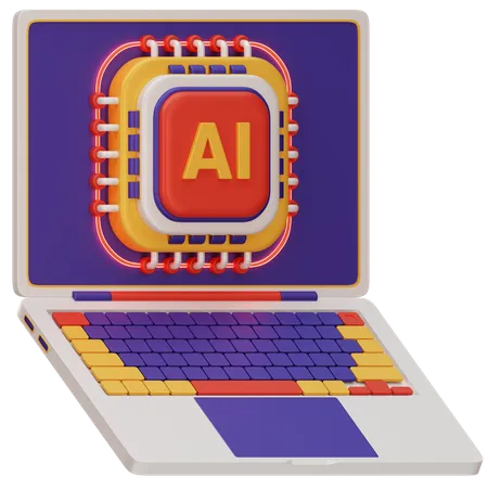 Ai Notebook  3D Icon