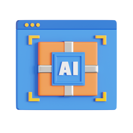 Ai Object Recognition  3D Icon