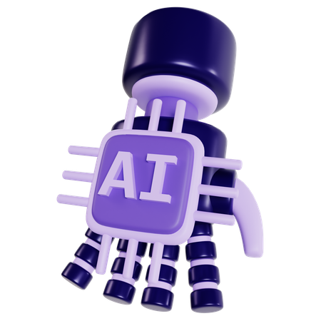 Ai Octopus Robot  3D Icon
