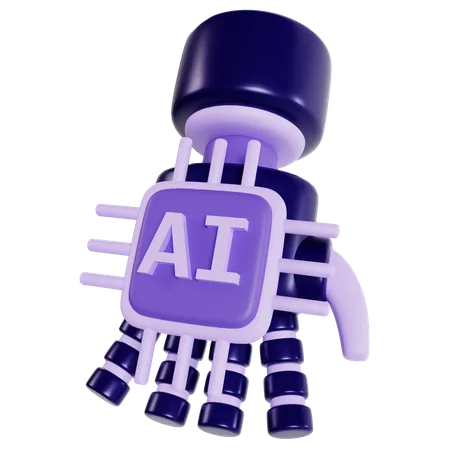 Ai Octopus Robot  3D Icon
