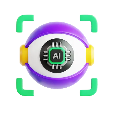 Ai oeil  3D Icon