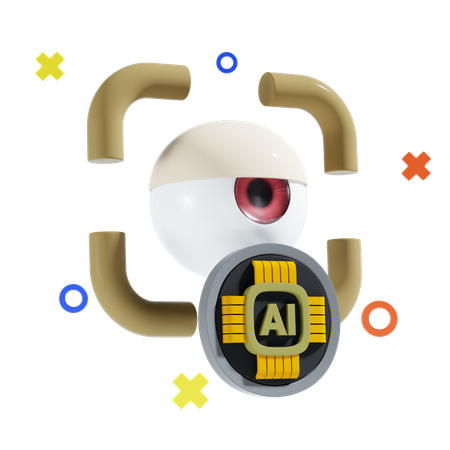 Ai ojo  3D Icon