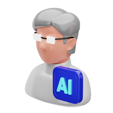 AI Operator  3D Icon